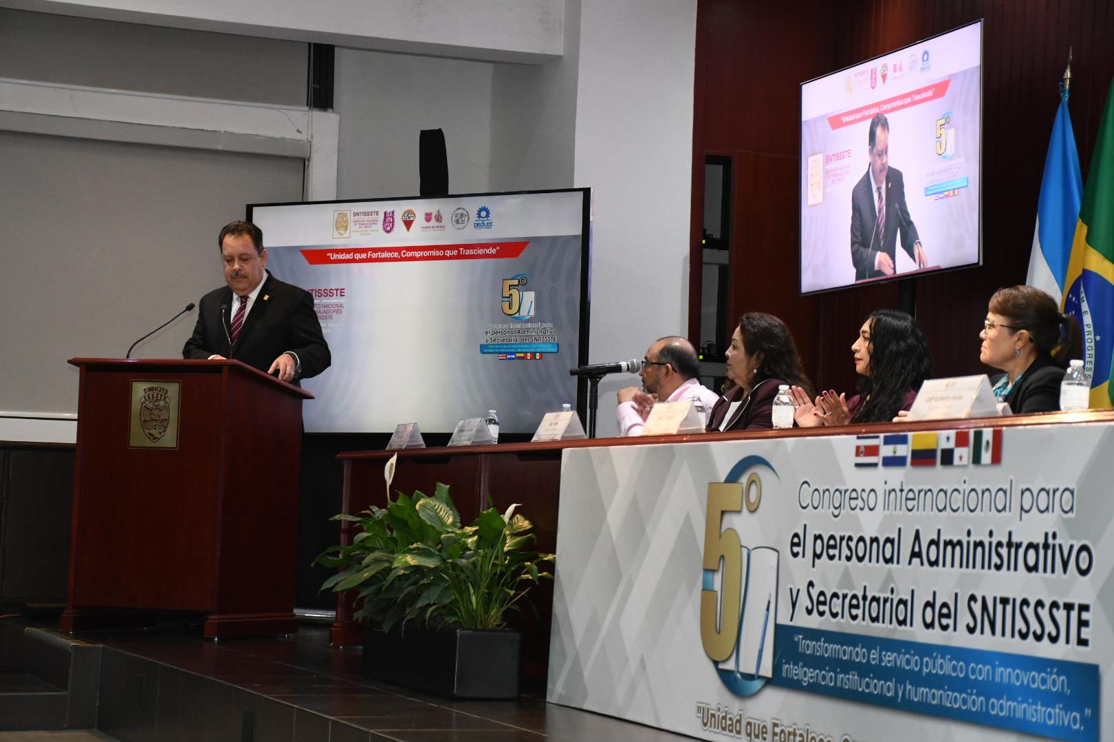 5° Congreso Internacional para Personal Administrativo y Secretarial del SNTISSSTE, Inauguración
